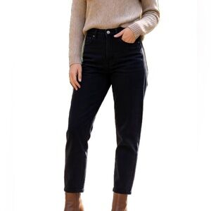 Cambio Black Stretch Straight Leg Cropped Jeans Women’s US 10